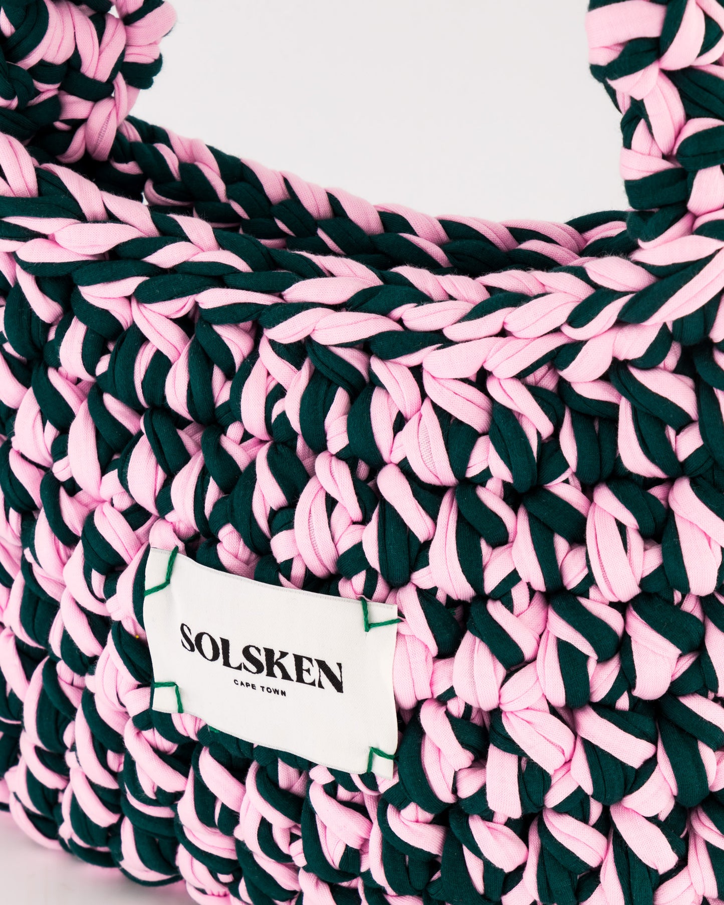 Abba Bag Pink & Green