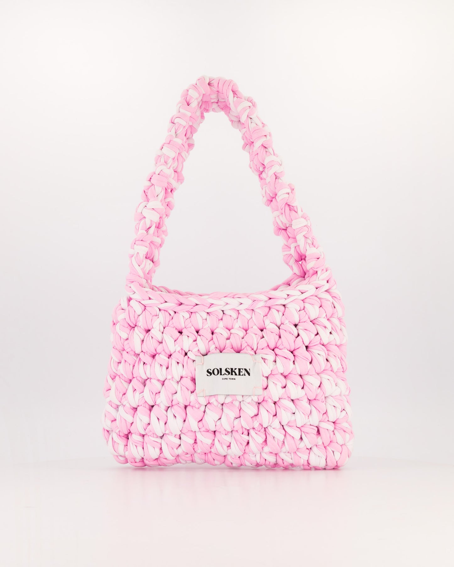 Abba Bag Baby Pink & White