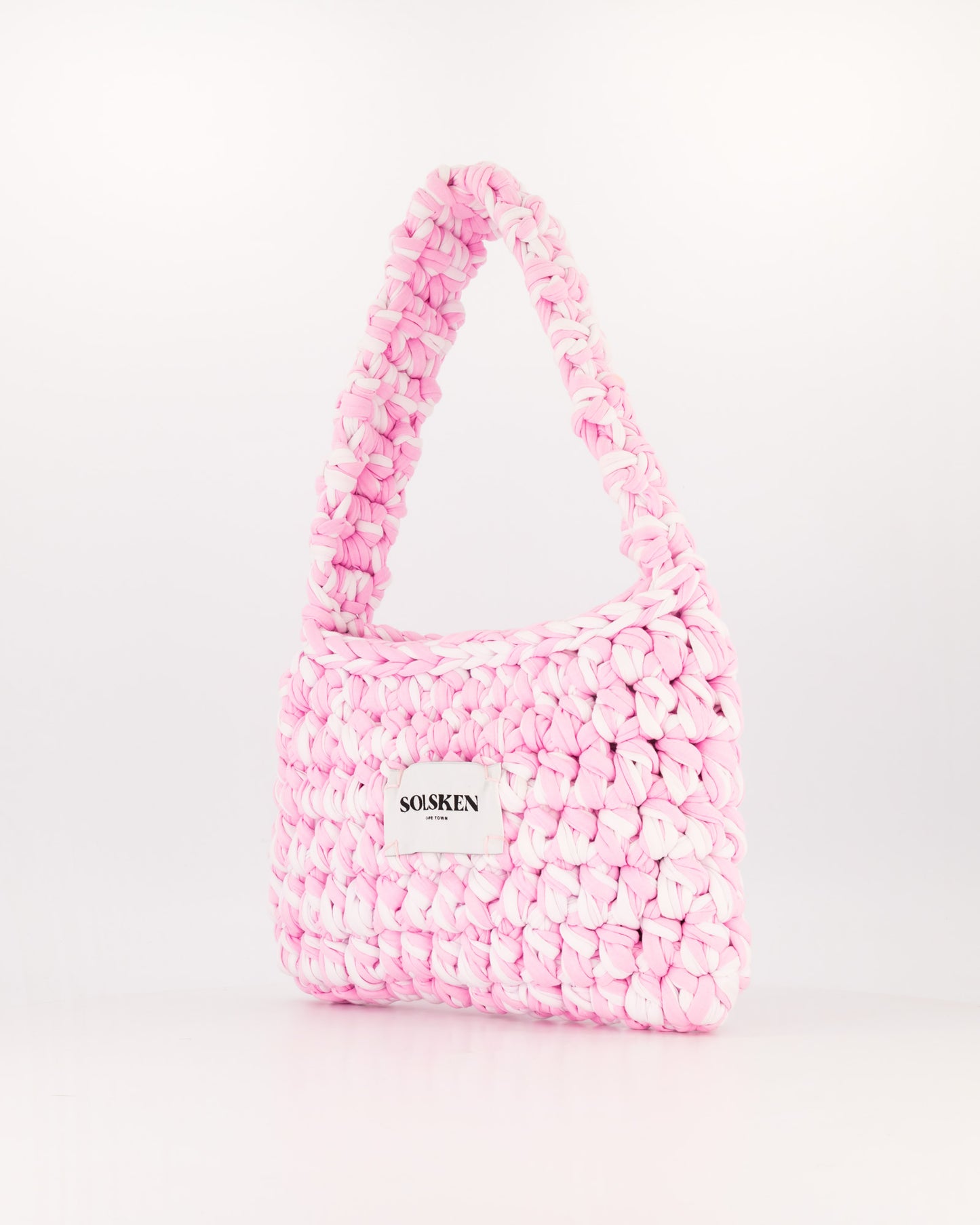 Abba Bag Baby Pink & White