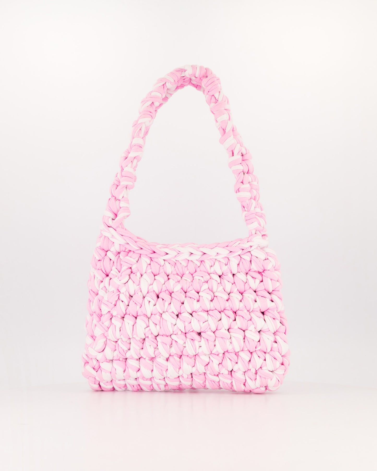 Abba Bag Baby Pink & White