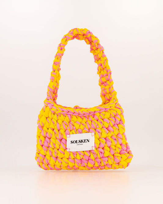 Abba Bag Pink & Yellow