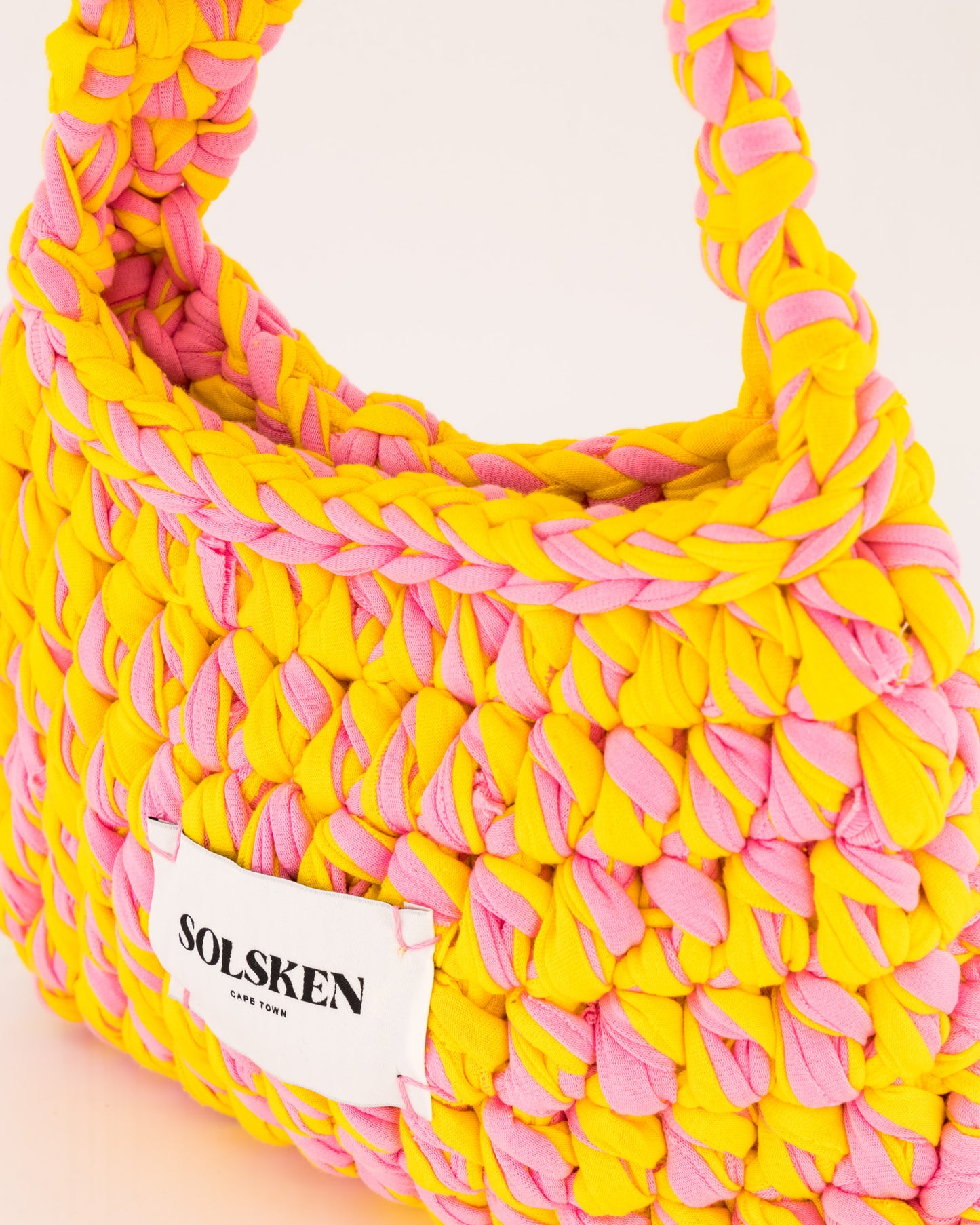 Abba Bag Pink & Yellow